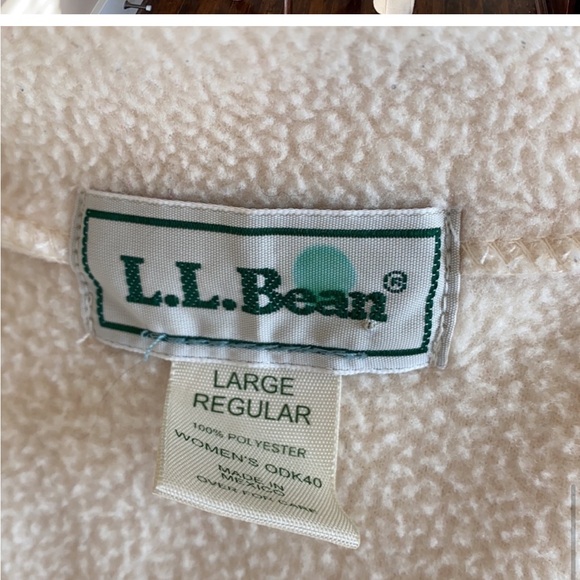 LL Bean Fleece Robe - Picture 2 of 2